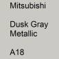 Preview: Mitsubishi, Dusk Gray Metallic, A18.